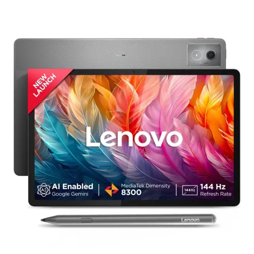 Lenovo Idea Tab Pro with Pen Plus 12.7 Inch (32.25 cm) 3K Touch Display/ MediaTek Dimensity 8300/ 8GB RAM + 128GB Storage/ 13MP AF Rear + 8MP FF Front Camera/ Android 14/ Quad JBL speakers/ Wi-Fi (Grey)