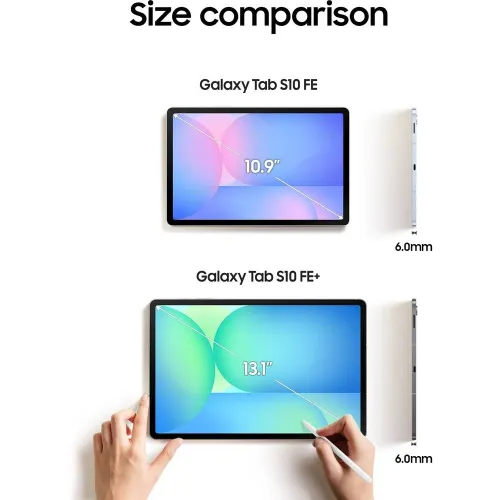 Samsung Galaxy Tab S10 FE | 27.70 cm | Wi-Fi + 5G | 8GB RAM | 128GB Storage | S Pen Support (Gray) 5 Samsung Galaxy Tab S10 FE | 27.70 cm | Wi-Fi + 5G | 8GB RAM | 128GB Storage | S Pen Support (Gray)