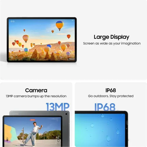 Samsung Galaxy Tab S10 FE | 27.70 cm | Wi-Fi + 5G | 12GB RAM | 256GB Storage | S Pen Support (Gray) 4 Samsung Galaxy Tab S10 FE | 27.70 cm | Wi-Fi + 5G | 12GB RAM | 256GB Storage | S Pen Support (Gray)
