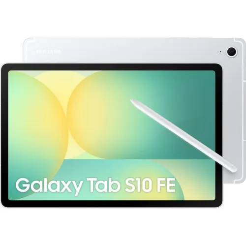 Samsung Galaxy Tab S10 FE | 27.70 cm | Wi-Fi + 5G | 12GB RAM | 256GB Storage | S Pen Support (Silver)