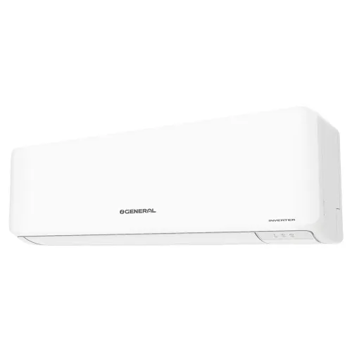 OGeneral Advanced Hyper Tropical Rotary 1.5 Ton 3 Star Inverter Split AC | Self Diagnosis | Corrosion Resistant | Copper | Automatic Airflow Adjustment (ASGG18CNAA-B, White)