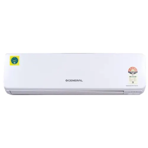 OGeneral 1.5 Ton 5 Star Inverter Split AC | Copper Condenser | PM 2.5 Filter | Ambient Cooling | R32 Refrigerant | Inverter-Compatible (ASGG18CGAA-B, White) 2025 Model