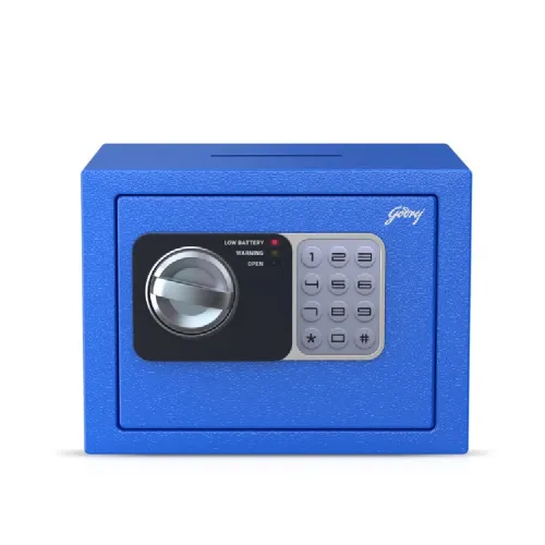 Godrej Dream Box GS 4.5L EL Electronic Home Locker Digital Safe with Keypad & Override Key (Blue)