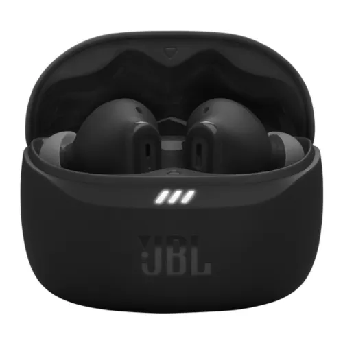 JBL Tune Beam 2 Wireless Earbuds with Up to 48 Hours Battery Life, IP54 Water Resistant, Adaptive Noise Cancellation, 6 Mics, IP54 Water Resistant, Black
