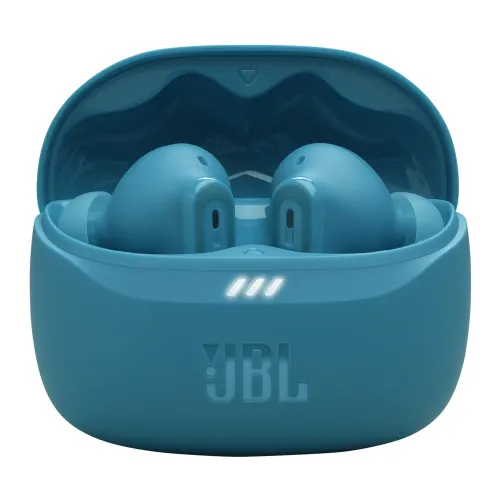 JBL Tune Beam 2 Wireless Earbuds with Up to 48 Hours Battery Life, IP54 Water Resistant, Adaptive Noise Cancellation, 6 Mics, IP54 Water Resistant, Turquoise