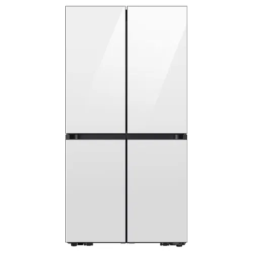 Samsung 650 Litres 4 Door Convertible French Door Refrigerator with Triple Cooling + Precise Cooling | Power Cool / Power Freeze | Slide-in Shelf | AI Energy Mode (RF65DB90BD12, Clean White)