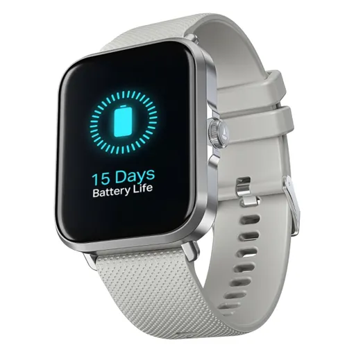 boAt Storm Infinity Smartwatch with Smartwatch with 1.83 inch HD Display, ASAP Charge, 15-Day Battery Life, Functional Crown, Bluetooth v5.4, Silver Mist
