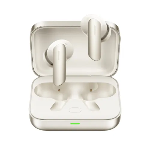 realme Buds Air7 Earbuds with 12.4 mm Deep Bass Driver, 6 mics, 52 dB Smart ANC, Up to 52 Hrs Playback, 45ms Low Latency, 360 Degree Spatial Audio, Ivory Gold