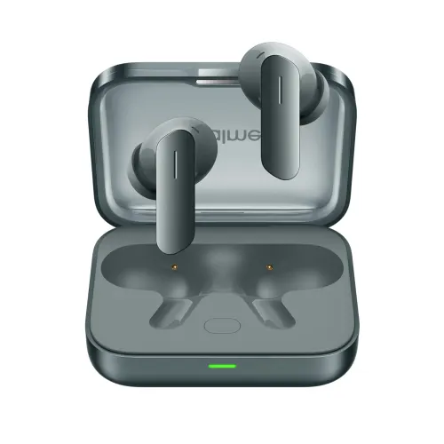 realme Buds Air7 Earbuds with 12.4 mm Deep Bass Driver, 6 mics, 52 dB Smart ANC, Up to 52 Hrs Playback, 45ms Low Latency, 360 Degree Spatial Audio, Moss Green