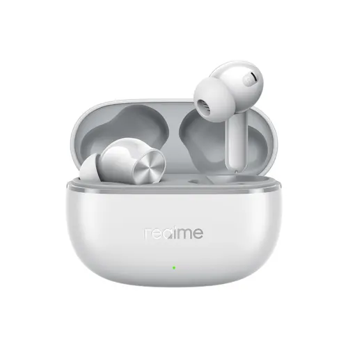 realme Buds T200 Lite Earbuds with 12.4 mm Dynamic Bass Driver, 48 Hrs Playback, Super Low Latency, Dual Device Connection, Quad Mic Call Noise Cancellation, Storm Grey