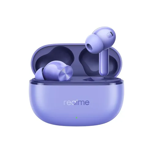 realme Buds T200 Lite Earbuds with 12.4 mm Dynamic Bass Driver, 48 Hrs Playback, Super Low Latency, Dual Device Connection, Quad Mic Call Noise Cancellation, Aurora Purple