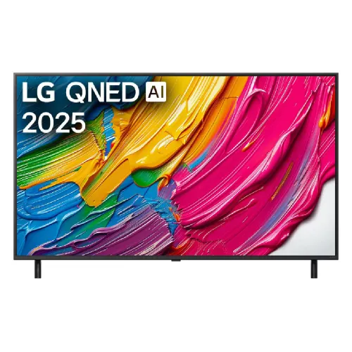 LG QNED AI (QNED8B) 139cm (55 Inch) 4K Ultra HD Smart TV - webOS 25, Î±7 AI Processor 4K Gen8, HDR10/HLG, ALLM, HGIG, Intelligent Voice Recognition, Dolby Atmos, 55QNED8BA6A