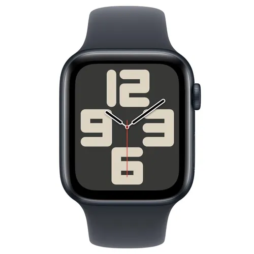 Apple Watch SE (GPS + Cellular) 40mm Midnight Aluminium Case with Midnight Sport Band - M/L (Strap fits 150â?00mm wrists)