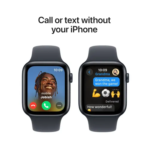 Apple Watch SE (GPS + Cellular) 40mm Midnight Aluminium Case with Midnight Sport Band - M/L (Strap fits 150â?00mm wrists) 4 Apple Watch SE (GPS + Cellular) 40mm Midnight Aluminium Case with Midnight Sport Band - M/L (Strap fits 150â?00mm wrists)