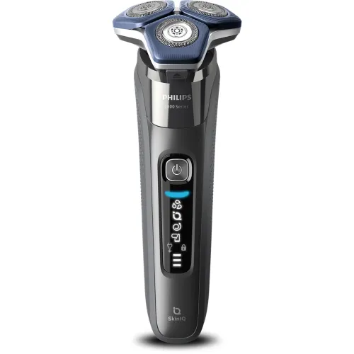 Philips Shaver Series 7000 Wet & Dry Electric Shaver with advanced skin protection with advanced SkinIQ Technology, Motion Control Sensor, Steel Precision Blades, 360-D Flexing Heads, Up to 60 Minutes Run Time (S7887/35)