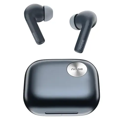 Noise Air Buds Pro 6 True Wireless Earbuds with Adaptive ANC up to 49dB, Upto 50 hours playtime,In-ear detection,Dual pairing (Slate Black)