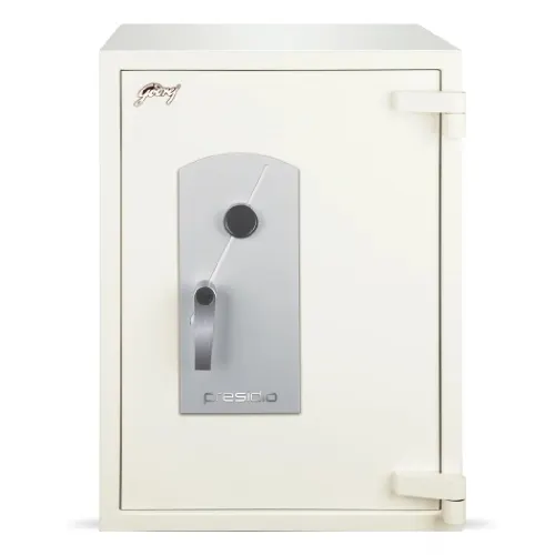 Godrej Presidio 50L Key Lock Home Locker (White)