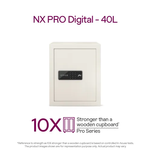 Godrej NX Pro Digital 40L Home Locker (Ivory) 2 Godrej NX Pro Digital 40L Home Locker (Ivory)