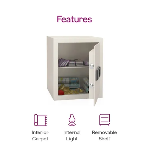 Godrej NX Pro Digital 40L Home Locker (Ivory) 4 Godrej NX Pro Digital 40L Home Locker (Ivory)