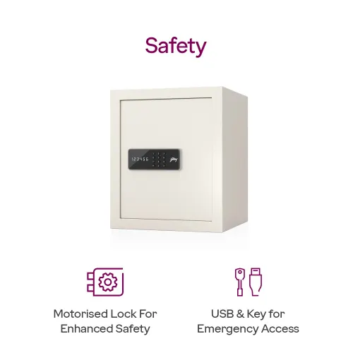 Godrej NX Pro Digital 40L Home Locker (Ivory) 5 Godrej NX Pro Digital 40L Home Locker (Ivory)