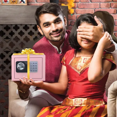 Godrej Dream Box GS4.5L Digital Home Locker (Pink)