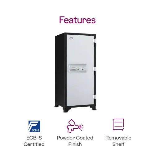 Godrej Centiguard 1060 169L Key Lock Home Locker (White)
