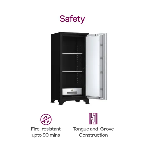 Godrej Centiguard 1060 169L Key Lock Home Locker (White) 5 Godrej Centiguard 1060 169L Key Lock Home Locker (White)