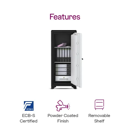 Godrej Centiguard 1060 169L Digital Home Locker (White)