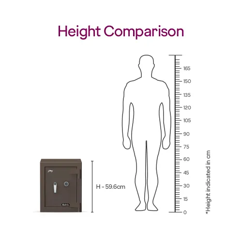Godrej Matrix 1814 50L V6 Key Lock Home Locker (Coffee Brown) 10 Godrej Matrix 1814 50L V6 Key Lock Home Locker (Coffee Brown)