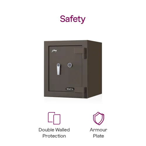 Godrej Matrix 1814 50L V6 Key Lock Home Locker (Coffee Brown) 5 Godrej Matrix 1814 50L V6 Key Lock Home Locker (Coffee Brown)
