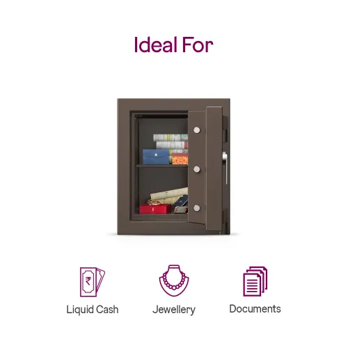 Godrej Matrix 1814 50L V6 Key Lock Home Locker (Coffee Brown) 7 Godrej Matrix 1814 50L V6 Key Lock Home Locker (Coffee Brown)