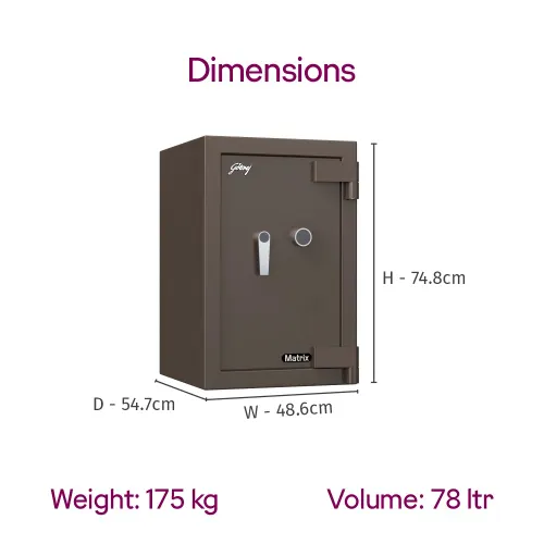 Godrej Matrix 2414 66L V5 Mechanical Key (Coffee Brown) 9 Godrej Matrix 2414 66L V5 Mechanical Key (Coffee Brown)