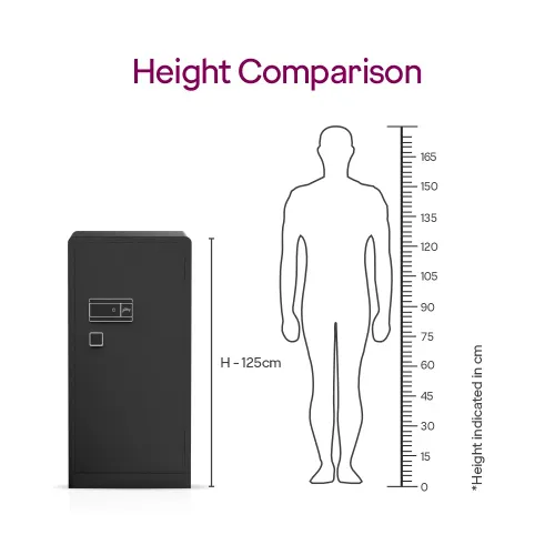Godrej NX Advanced 370 L Digital, Biometric and Mechanical Home Locker (Black) 10 Godrej NX Advanced 370 L Digital, Biometric and Mechanical Home Locker (Black)