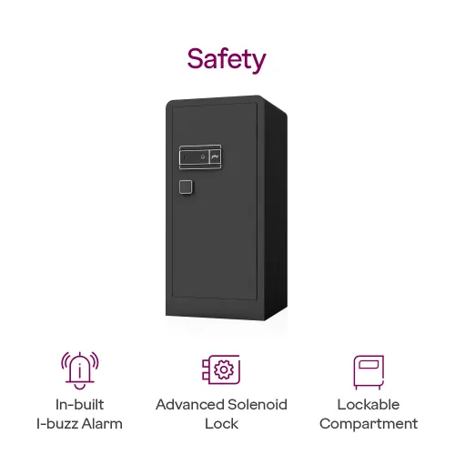 Godrej NX Advanced 370 L Digital, Biometric and Mechanical Home Locker (Black) 5 Godrej NX Advanced 370 L Digital, Biometric and Mechanical Home Locker (Black)