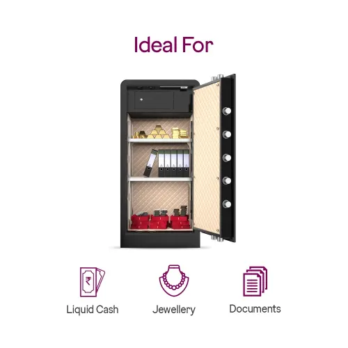 Godrej NX Advanced 370 L Digital, Biometric and Mechanical Home Locker (Black) 6 Godrej NX Advanced 370 L Digital, Biometric and Mechanical Home Locker (Black)