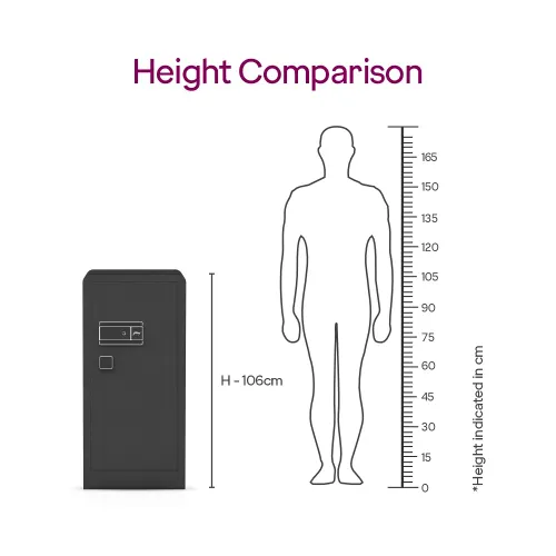 Godrej NX Advanced 210 L Digital, Biometric and Mechanical Home Locker (Black) 10 Godrej NX Advanced 210 L Digital, Biometric and Mechanical Home Locker (Black)