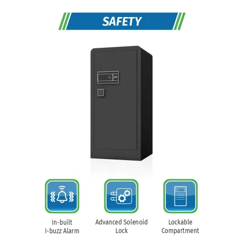 Godrej NX Advanced 210 L Digital, Biometric and Mechanical Home Locker (Black) 5 Godrej NX Advanced 210 L Digital, Biometric and Mechanical Home Locker (Black)