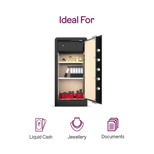 Godrej NX Advanced 210 L Digital, Biometric and Mechanical Home Locker (Black) 7 Godrej NX Advanced 210 L Digital, Biometric and Mechanical Home Locker (Black)