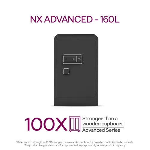 Godrej NX Advanced 160 L Digital, Biometric and Mechanical Home Locker (Black) 2 Godrej NX Advanced 160 L Digital, Biometric and Mechanical Home Locker (Black)