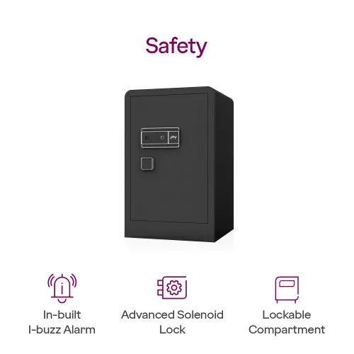 Godrej NX Advanced 160 L Digital, Biometric and Mechanical Home Locker (Black) 4 Godrej NX Advanced 160 L Digital, Biometric and Mechanical Home Locker (Black)