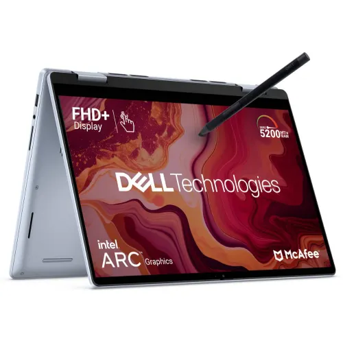 Dell Inspiron 7440 2 in 1 Laptop (13th Gen Intel Core i5-1334U/ 16GB DDR5 RAM/ 512GB SSD/ 14 Inch (35.56 cm) FHD+ Display/ Intel® Iris® Xe Graphics/ Fingerprint Reader/ Windows 11/ MS-Office) OIC7440134501RINU1