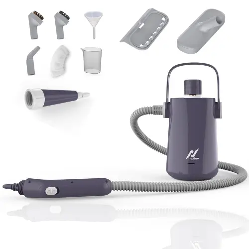Nexlev 1000W Steam Cleaner with 300ML Water Tank | Safety Lock | Multiple Accessories | 5 meter Cord (SC-01, Purple)