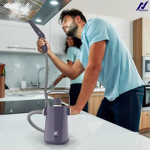 Nexlev 1000W Steam Cleaner with 300ML Water Tank | Safety Lock | Multiple Accessories | 5 meter Cord (SC-01, Purple) 2 Nexlev 1000W Steam Cleaner with 300ML Water Tank | Safety Lock | Multiple Accessories | 5 meter Cord (SC-01, Purple)