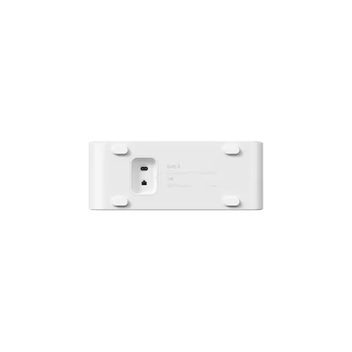 SONOS SUB 4 Wireless Subwoofer with 100-240V--50/60Hz Internal Power Supply (White)