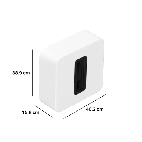 SONOS SUB 4 Wireless Subwoofer with 100-240V--50/60Hz Internal Power Supply (White) 4 SONOS SUB 4 Wireless Subwoofer with 100-240V--50/60Hz Internal Power Supply (White)