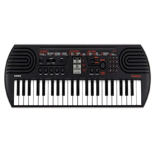 Casio SA-81 - KM21A Casiotone Mini Keyboard with 44 keys for Kids (Black)