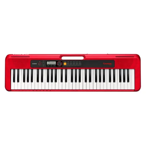 Casio CT-S200RD Casiotone 61-Key Portable Keyboard with Casio Music Space APP and Panel Sustain (Red)