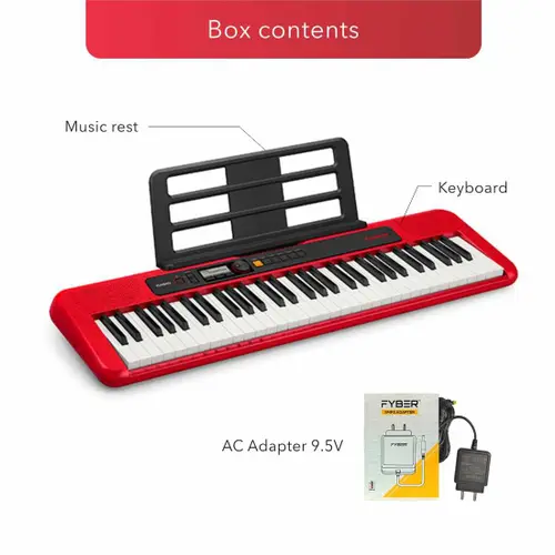 Casio CT-S200RD Casiotone 61-Key Portable Keyboard with Casio Music Space APP and Panel Sustain (Red) 4 Casio CT-S200RD Casiotone 61-Key Portable Keyboard with Casio Music Space APP and Panel Sustain (Red)