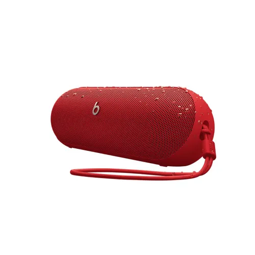 Beats Pill Wireless Bluetooth Speaker | Compact Portable Speaker with Deep Bass, Built-in Mic, Long Battery Life & Premium Finish - Statement Red