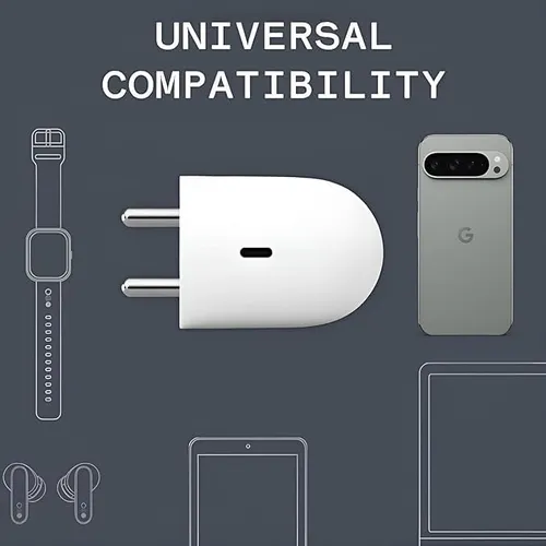 Google 45W USB-C Power Charger with PD Support for Pixel Devices, Laptops & More â?White 7 Google 45W USB-C Power Charger with PD Support for Pixel Devices, Laptops & More â?White